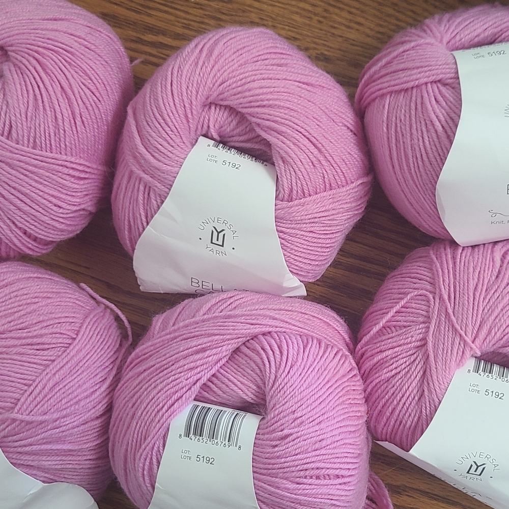 Bella Cash Yarn Pink Murino Wool